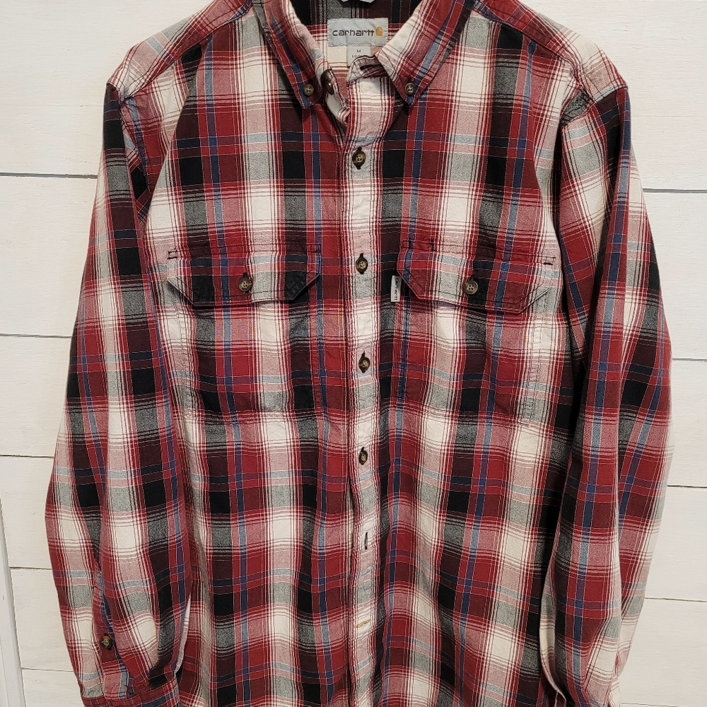Carhartt men's button down shirt size medium
